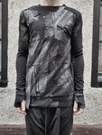 X-BACK SWEATSHIRT - BLACK COATED - S