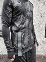 X-BACK SWEATSHIRT - BLACK COATED - S