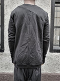 DUAL FABRIC SWEATSHIRT - BLACK - M