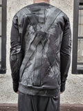 X-BACK SWEATSHIRT - BLACK COATED - S