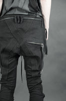 X-BACK SLIM FIT TROUSERS 72 BLACK