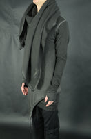 COTTON SCARF 92 COLD DYED ANTHRACITE