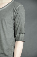 DOUBLE LAYERED T-SHIRT 31 ANTHRACITE