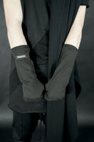 FINGERLESS COTTON GLOVES 91 COATED ANTHRACITE
