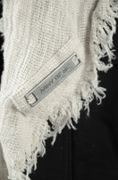 KNITTED LINEN SCARF 92 SAND