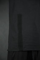 CROSS BACK BANDED T-SHIRT 39 COATED BLACK