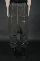 STRUCTURED COTTON TROUSERS 52 ANTHRACITE