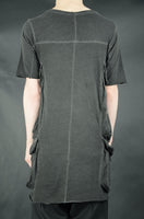 CARGO POCKET T-SHIRT 35 COLD DYED ANTHRACITE